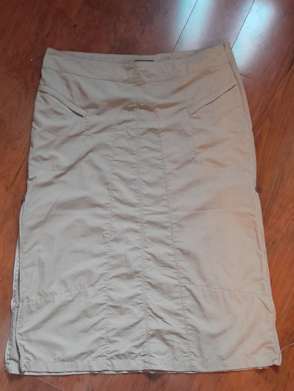 Royal Robbins Khaki Midi Skirt